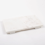 8 Oak Lane White Marble Cheese Board - Large 18"