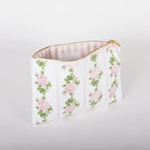 8 Oak Lane Pink Rose Vine Terry Flat Pouch - Large