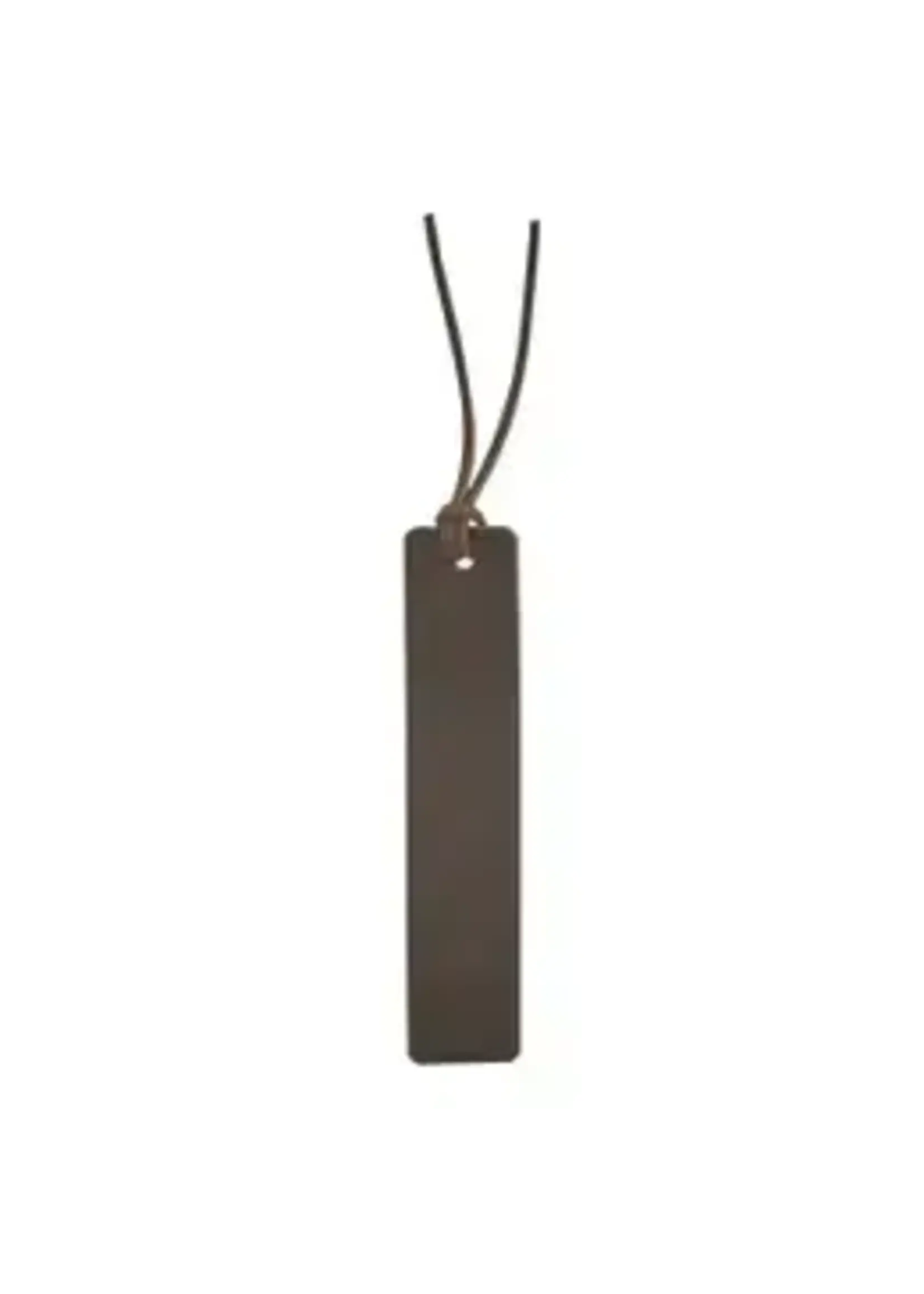 Rustico Leather Bookmark Dark Brown