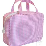 TRVL Gingham Pink Carry On