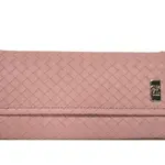 TRVL Luxe Jewelry Wallet - Woven Pink Sand