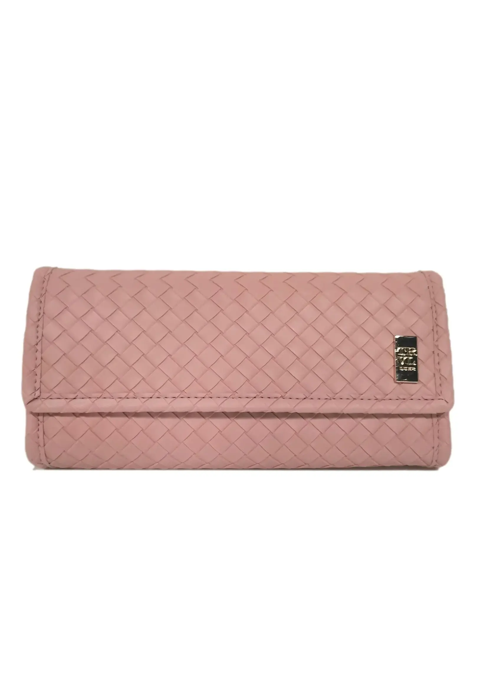 TRVL Luxe Jewelry Wallet - Woven Pink Sand