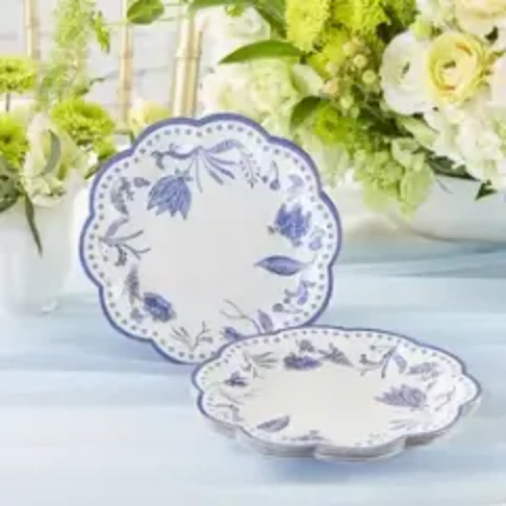 Kate Aspen Blue Willow 9 in. Paper Plates (set of 16)