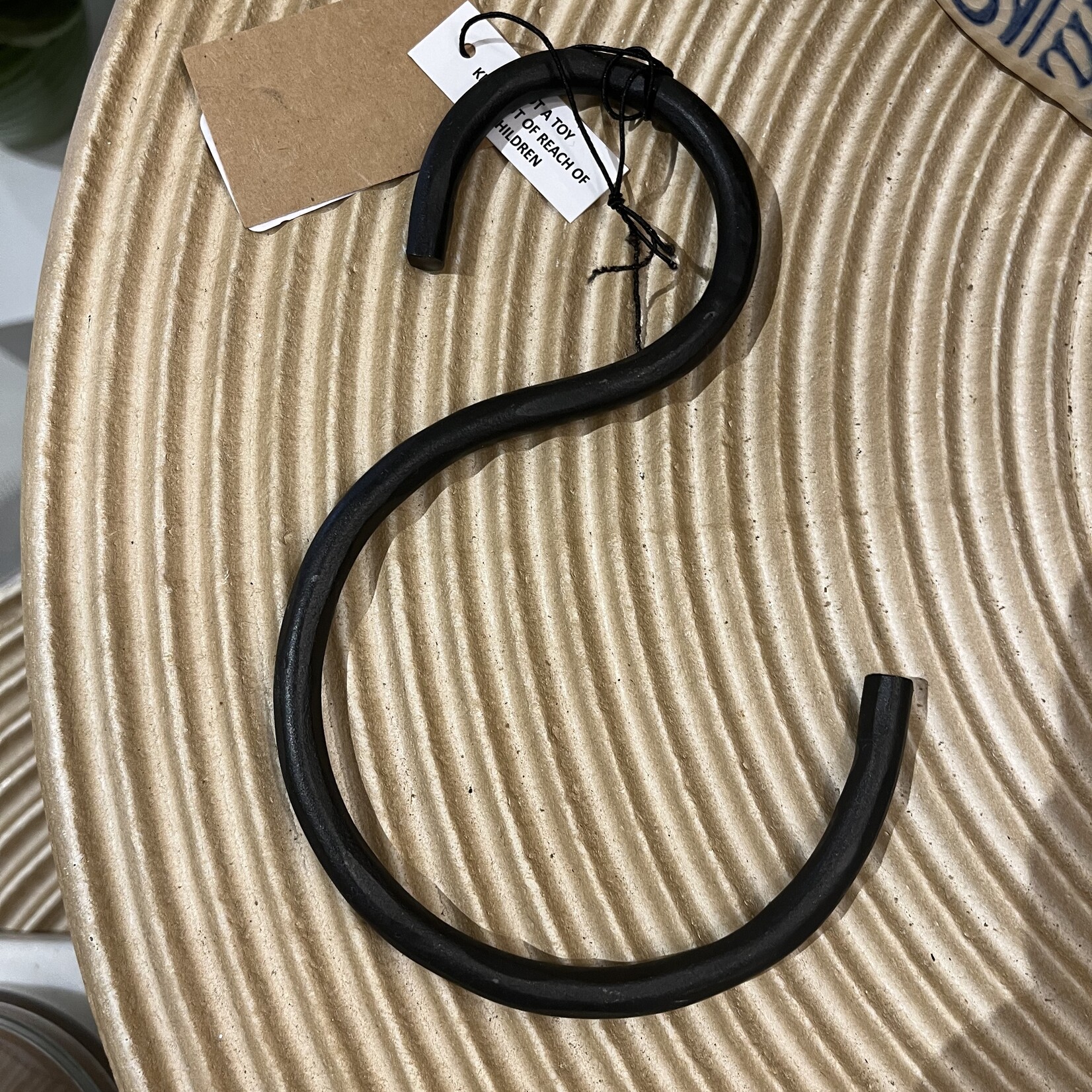 Creative Co-Op Hand-Forged Iron S-Hook