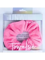 Shop Hotline Towelsie Microfiber Scrunchie Hot Pink
