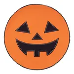 Design Imports Jack O'Lantern Embellished Round Placemat