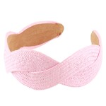 What's hot Light Pink Rattan Braided Headband