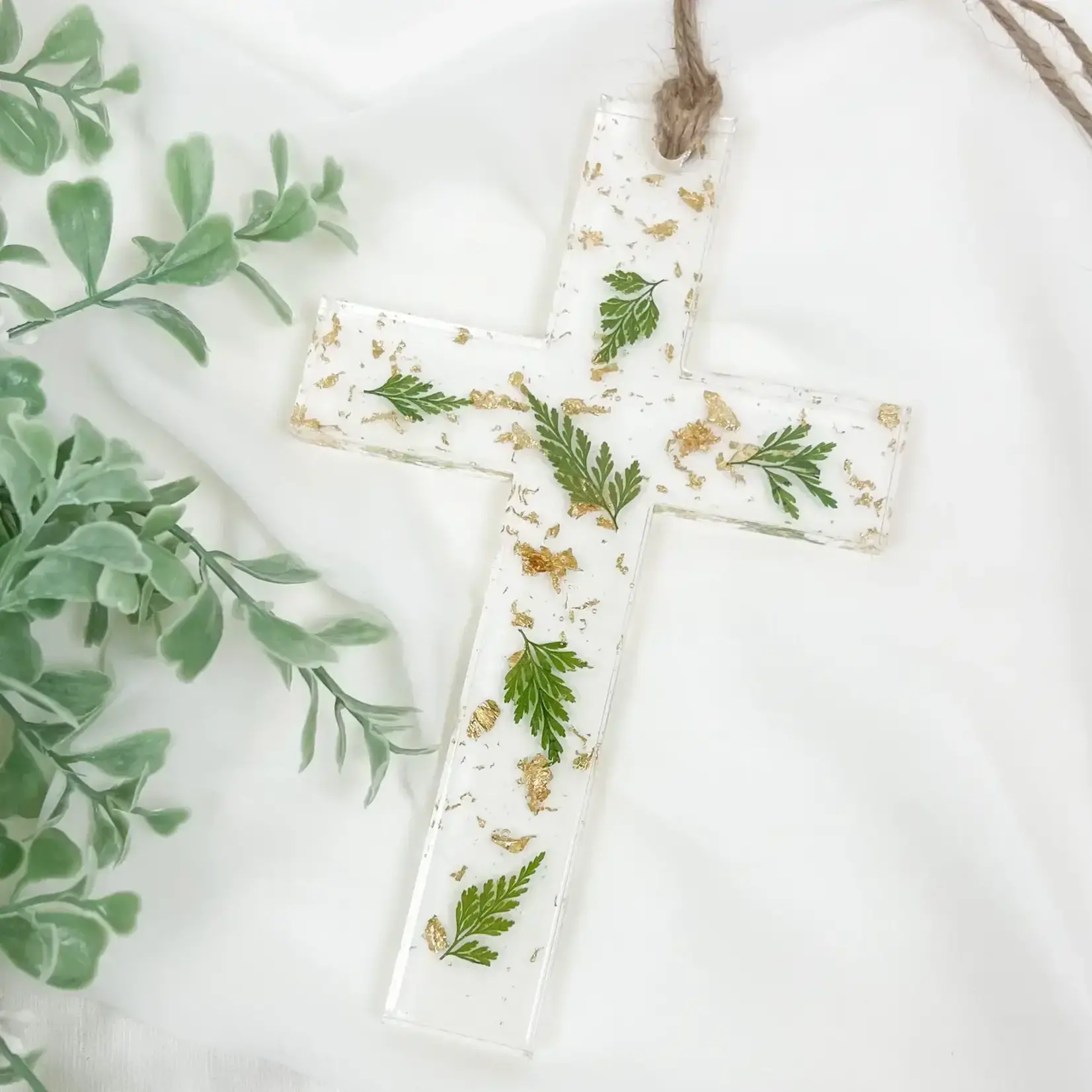 Rooted Co. Pressed Flower Cross Assorted