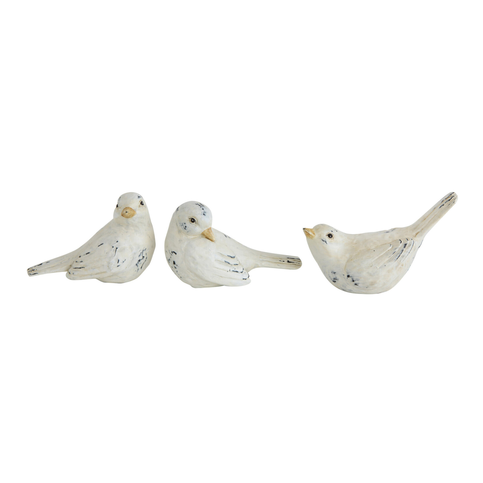 Creative Co-Op Distressed Resin Bird 3 styles (choose style)