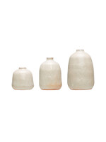 Creative Co-Op Terracotta Vases with Sand Finish -  Small