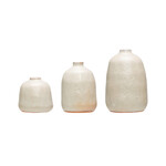 Creative Co-Op Terracotta Vases with Sand Finish - Large
