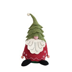 Creative Co-Op Felt Gnome, Multi Color 14"H