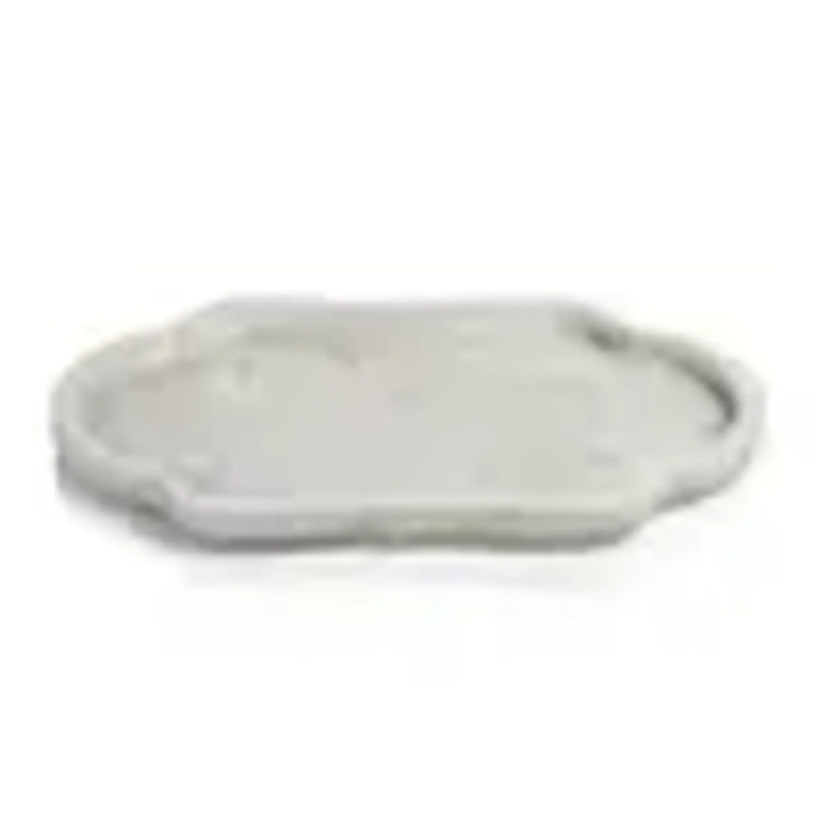 Zodax Pietre White Marble Tray - Large