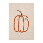 Mud Pie Pumpkin Fall Knotted Towel