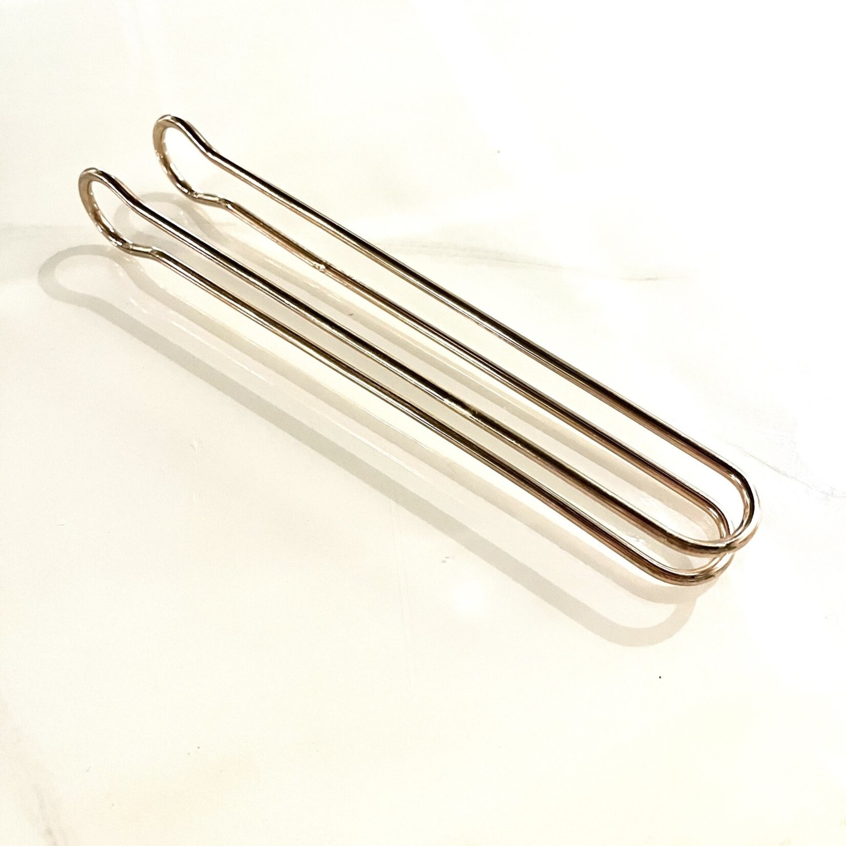 Mud Pie Gold Metal Tongs