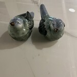 Melrose Blue/Green Terra Cotta Bird (Choose Pose)