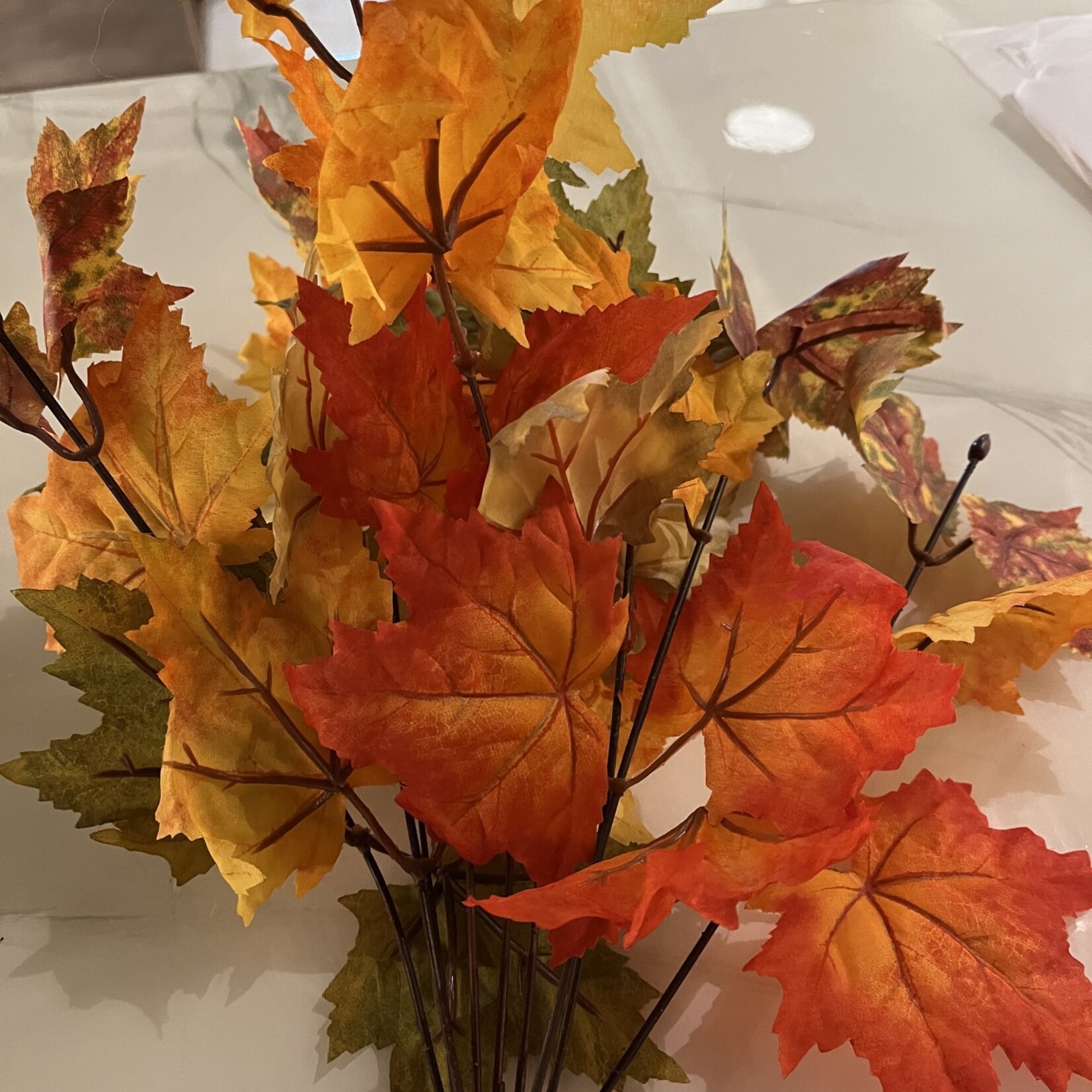 Oak & Willow Orange Leaf Stem