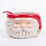 8 Oak Lane Red Santa Punch Bowl & Ladle