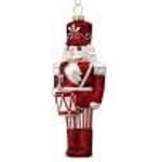 Regency 6" Glass Peppermint Candy Nutracker Ornament