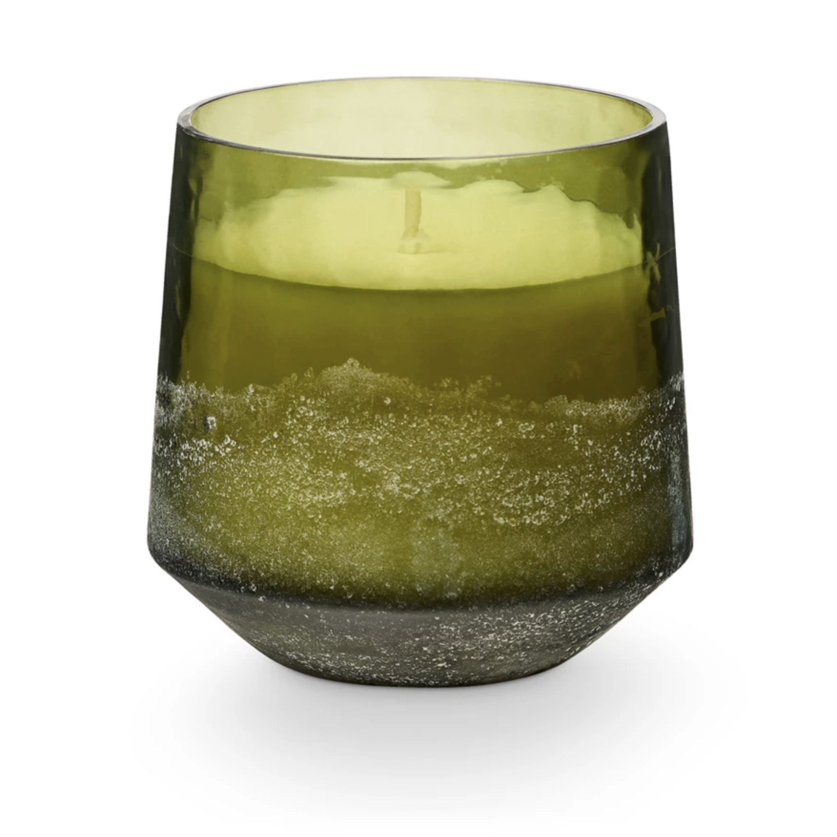 Illume Balsam & Cedar Baltic Glass Candle - Oak & Willow