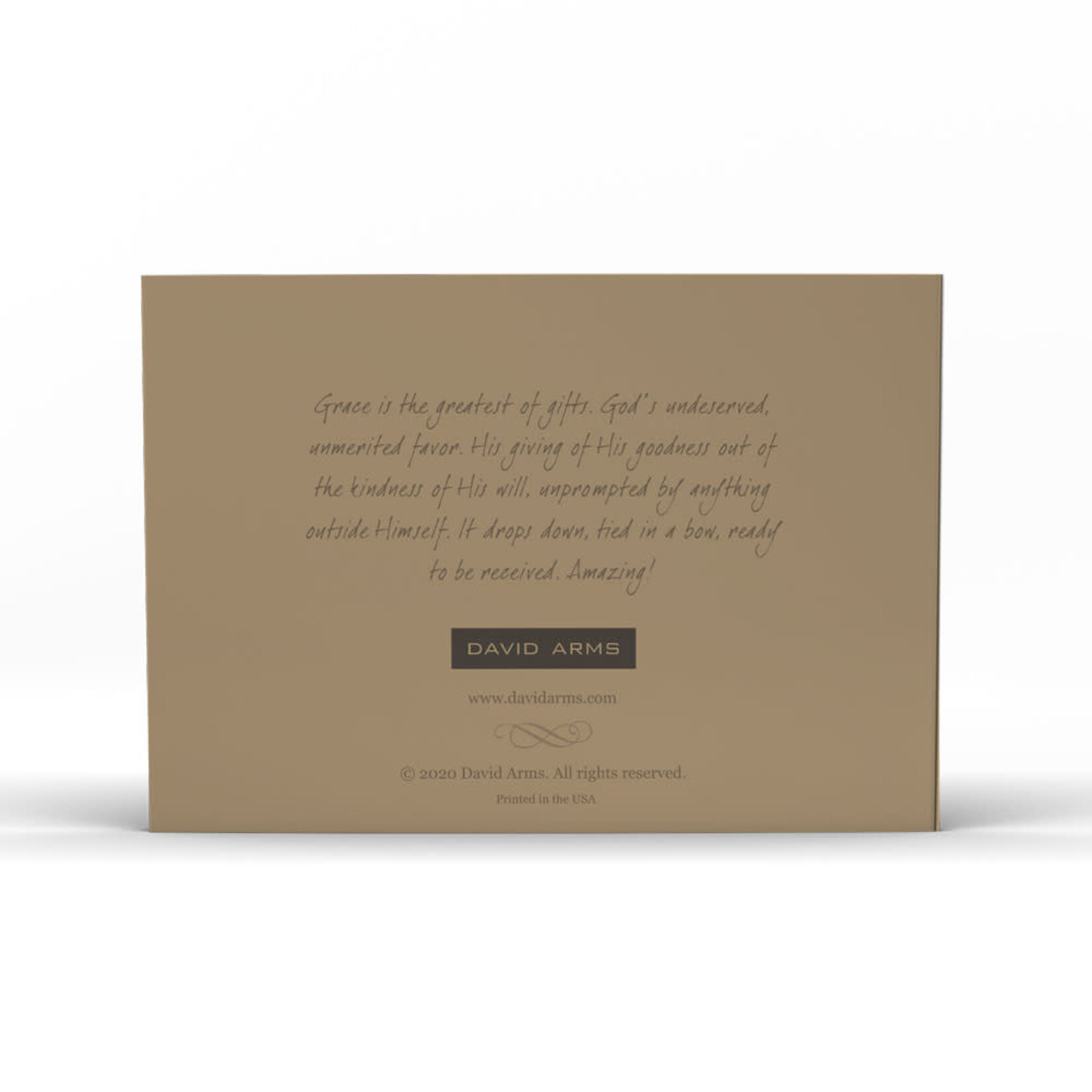 David Arms Amazing Grace Notecard Pack of 8