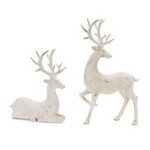 Melrose Deer 9"H  and 13"H