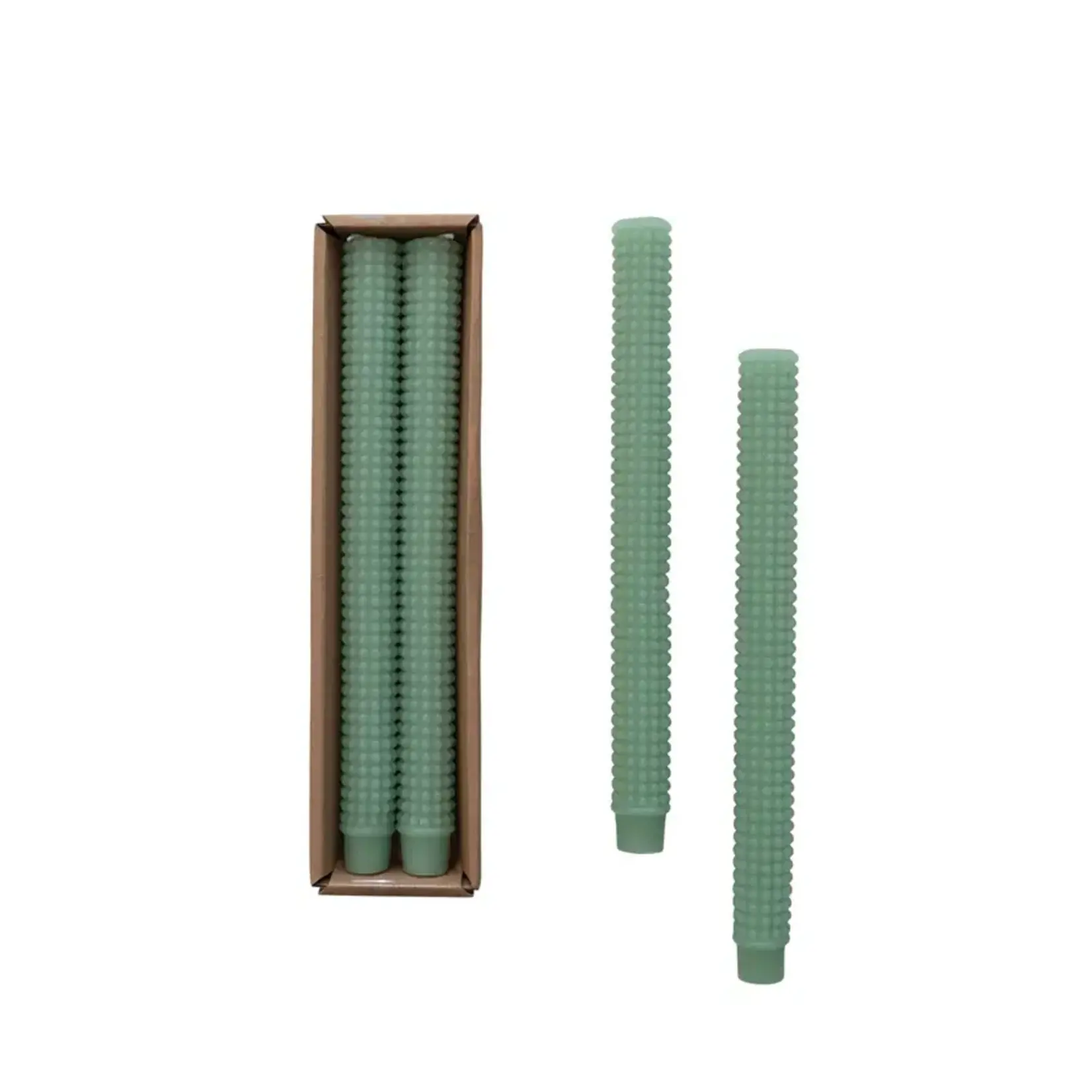 Creative Co-Op 10" Mint Taper Candle Set of 2