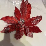Melrose Red Poinsettia Stem 30"