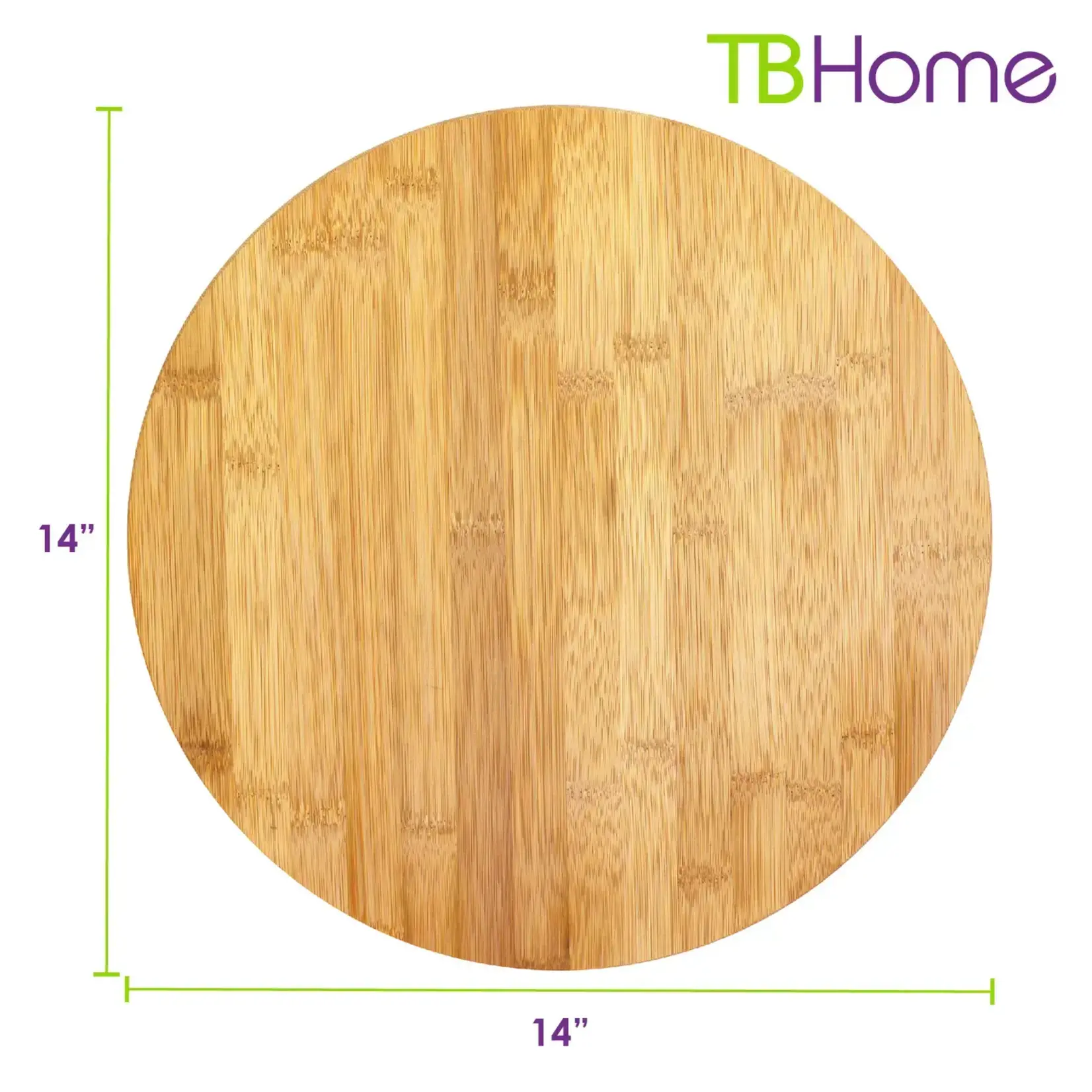 Totally Bamboo 14" Banboo Lazy Susan Turntable