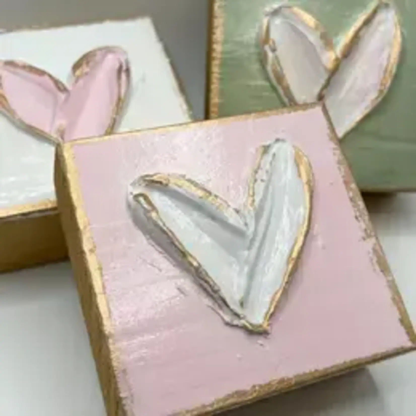 Coddiwompie Heart Block Valentine Love Pink Back/ White Heart