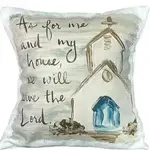 Southern Cotton MIll As For Me and My House Pillow