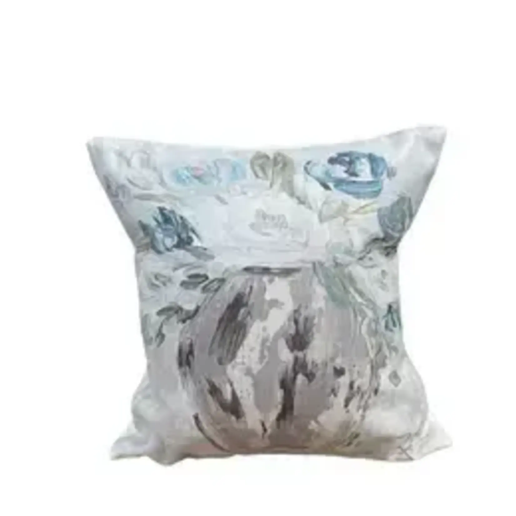 Southern Cotton MIll GA Blue and White Flower Vase Pillow