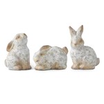 K & K Interiors Patina Terracotta Garden Bunnies-Asst. (choose pose)