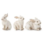 K&K Assorted Small Gray Resin Bunnies (choose style)