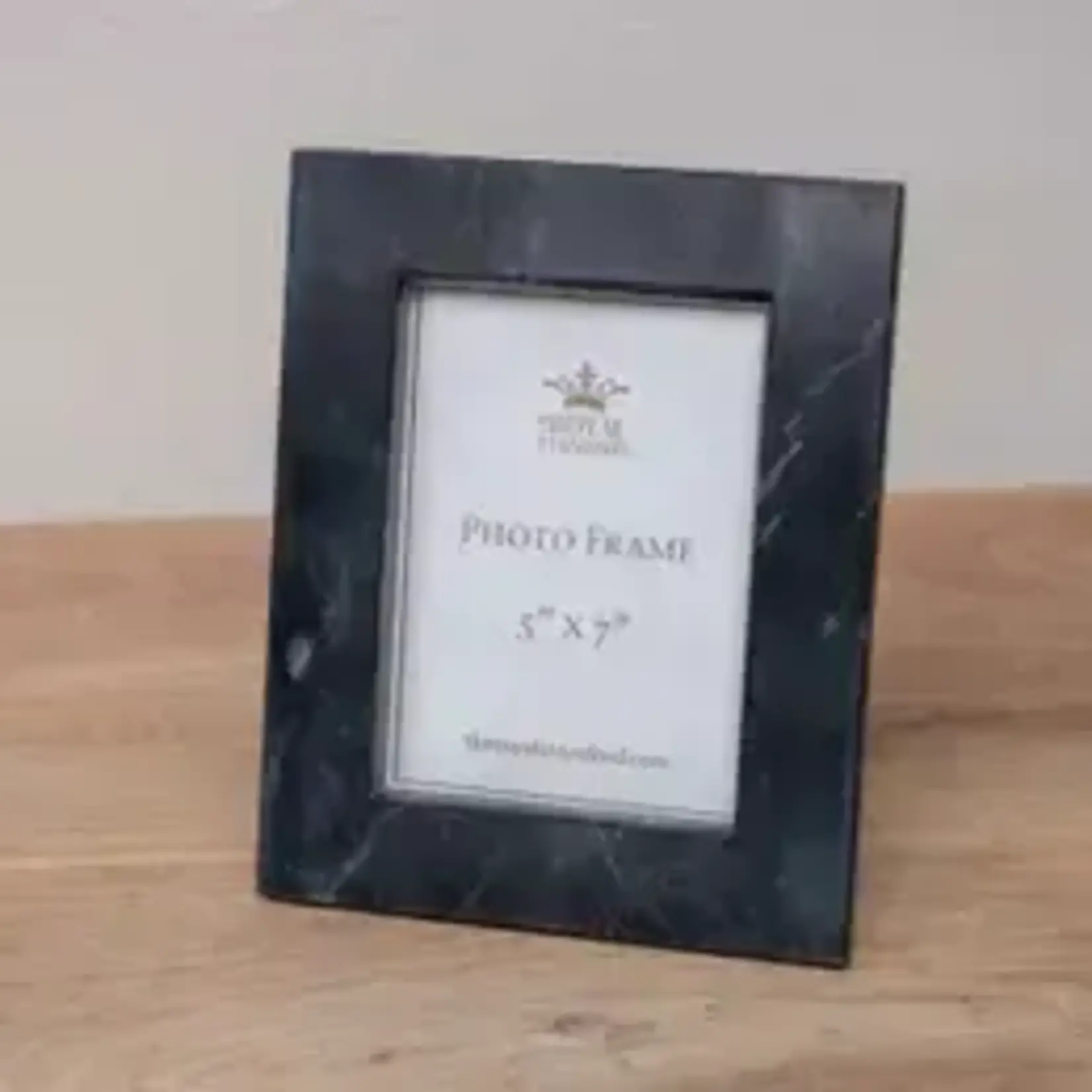 The Royal Standard Marble Photo Frame Black 5 x 7