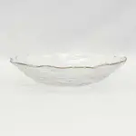 The Royal Standard Provence Serving Bowl Clear/Gold 8"