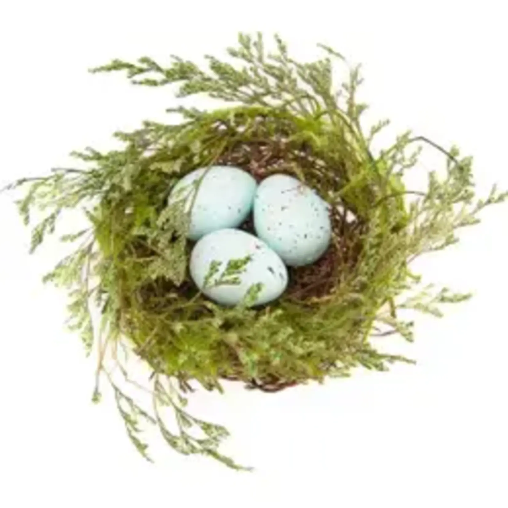 The Royal Standard Robin Egg Nest Green/Light Blue 4.75"