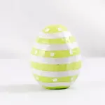 The Royal Standard Kentmere Egg Decor Light Green/White 4"