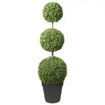 Haute Decor Adjustable Configuration Artificial Triple Boxwood Topiary