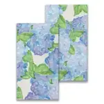 French Graffiti Hydrangea Bouquet Guest Towel