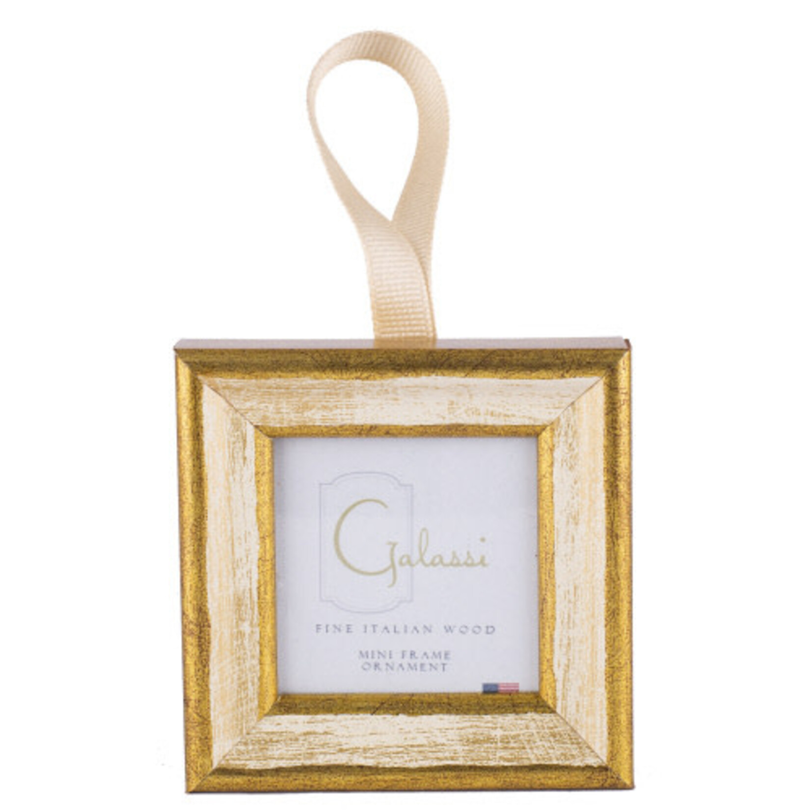 Galassi Cream/Gold Florentine Ornament