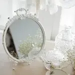 Vagabond Vintage Round Pewter Mirror