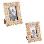 Mud Pie Small Woven Frame 4x6