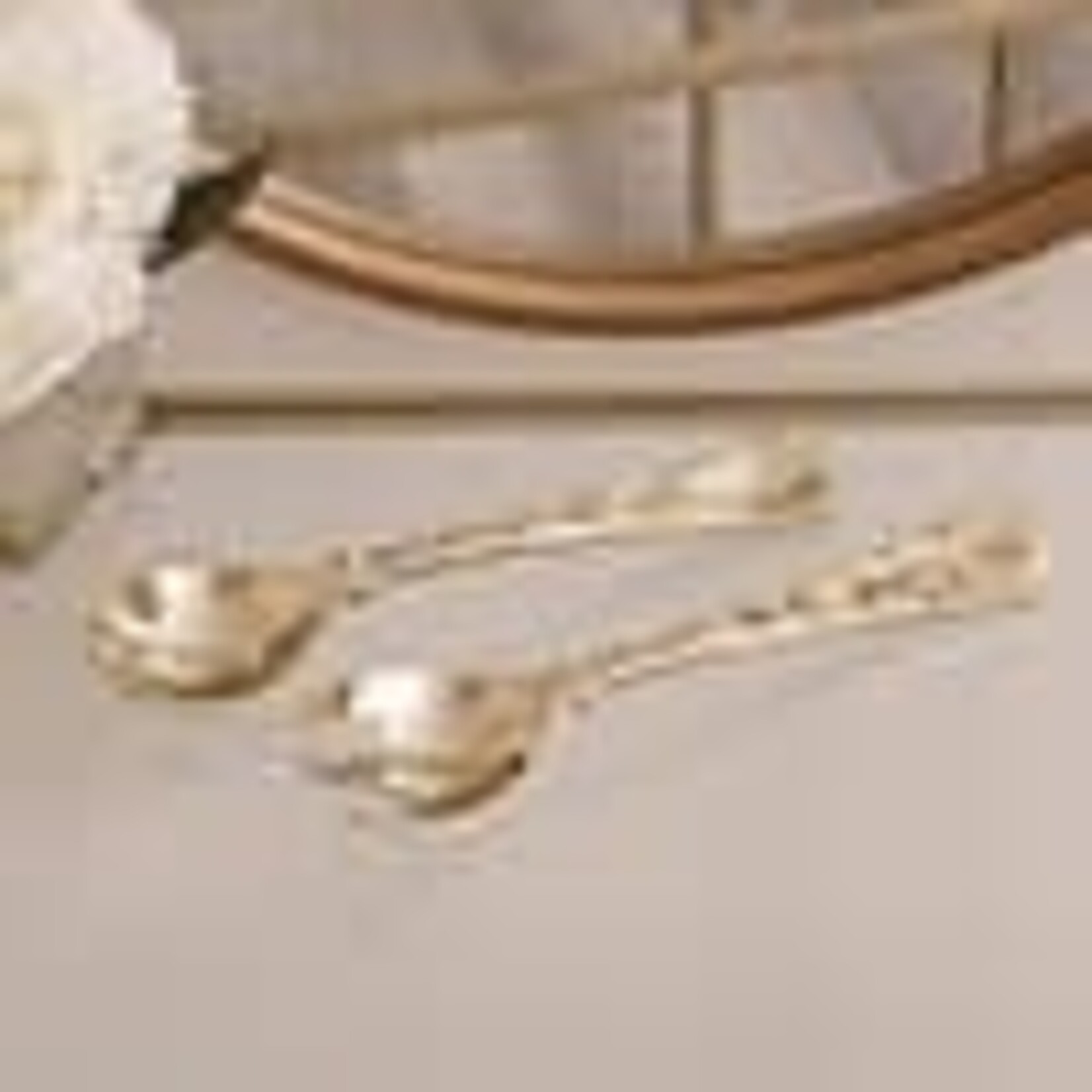 Beatriz Ball Sierra Modern Large Salad Servers (shiny gold)