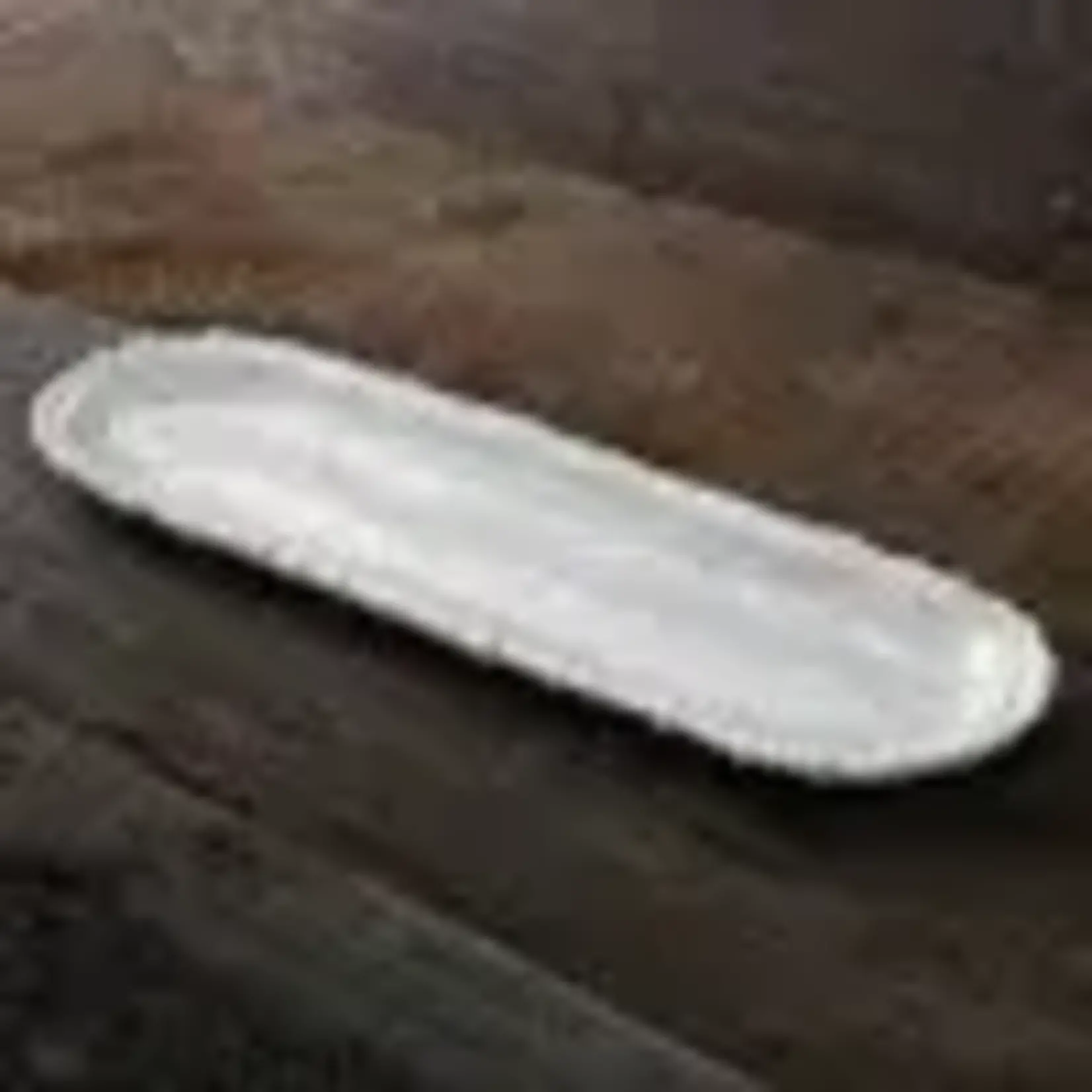 Vida Alegria Med Baguette Platter White