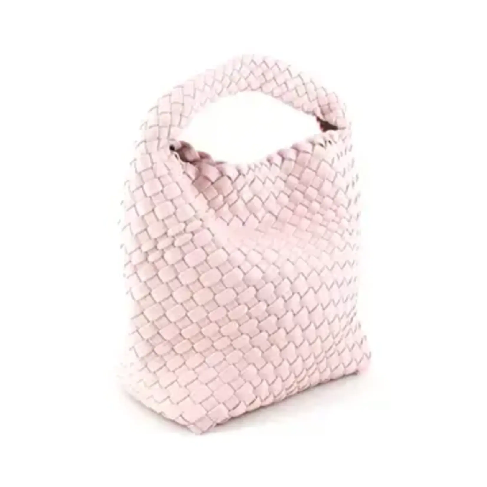 Medium Woven Hobo Crossbody Bag w Cosmetic Pouch