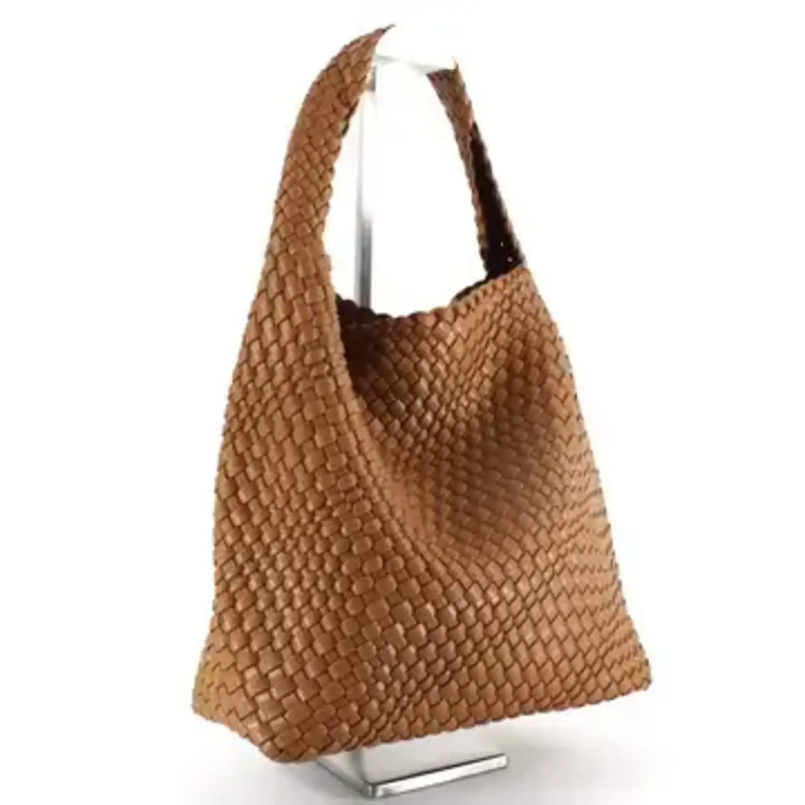 Woven Hobo Bag w Cosmetic Pouch