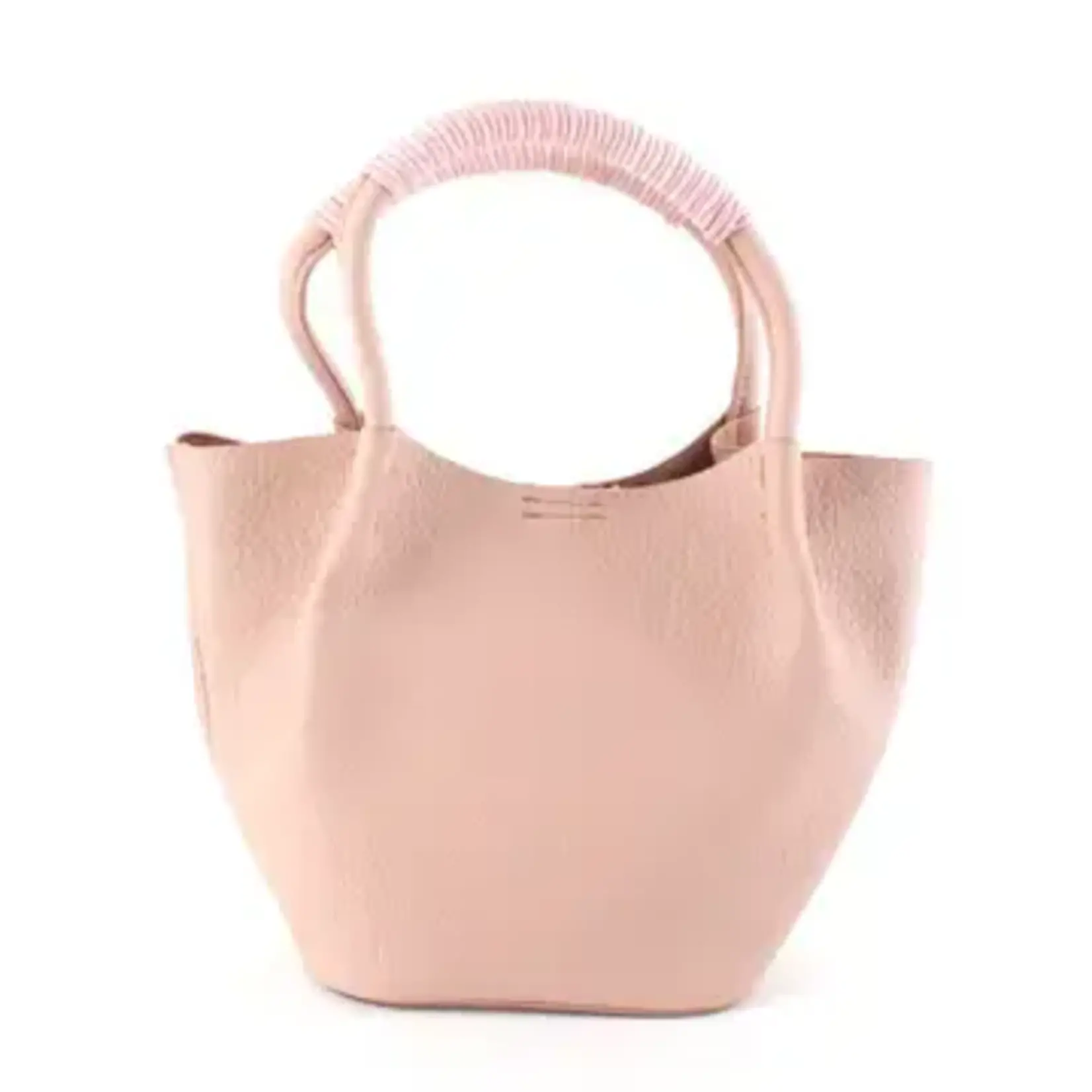 Small Tote Crossbody Bag w/Cosmetic Pouch Pink