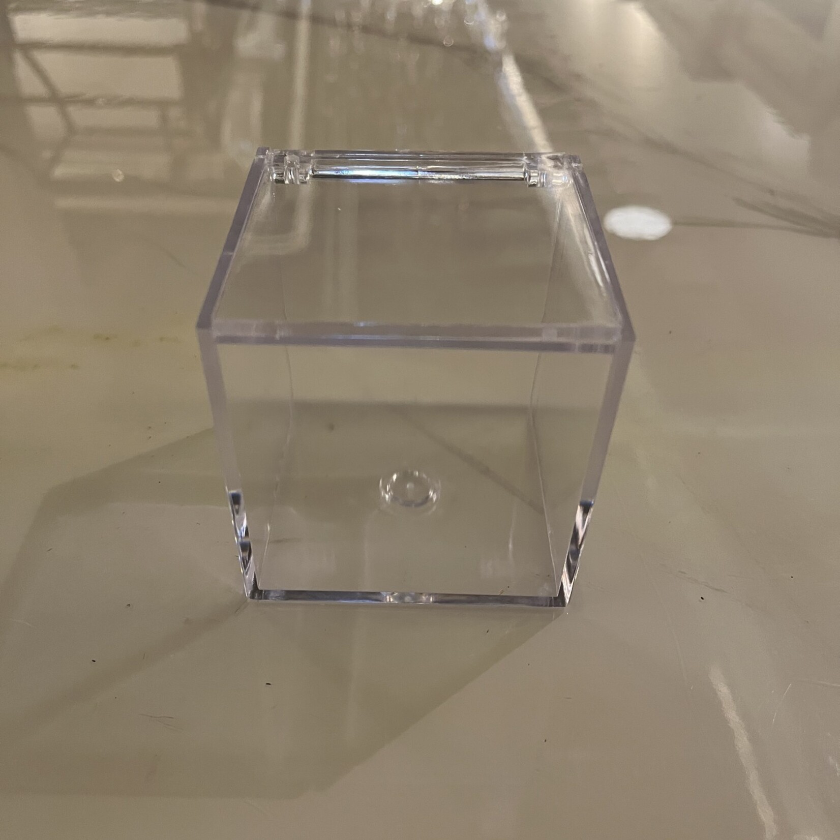 Arylic Keepsake Box 3" x 3"x 3"