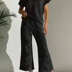 Black Textured Set
